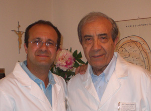 Il Dottor Calogero Zuffante e Stefano Zuffante, per smettere di fumare grazie all'auricoloterapia